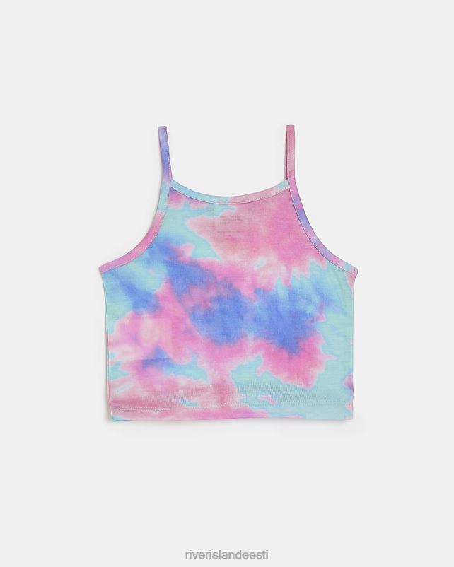 kehakate roosa tüdrukud River Island g hype tie dye cami top 44TLL6513