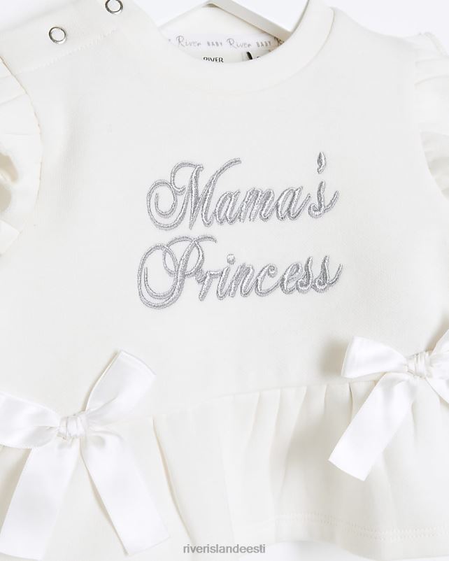 kehakate hall tüdrukud River Island bg Bow dressipluusi komplekt 44TLL3575