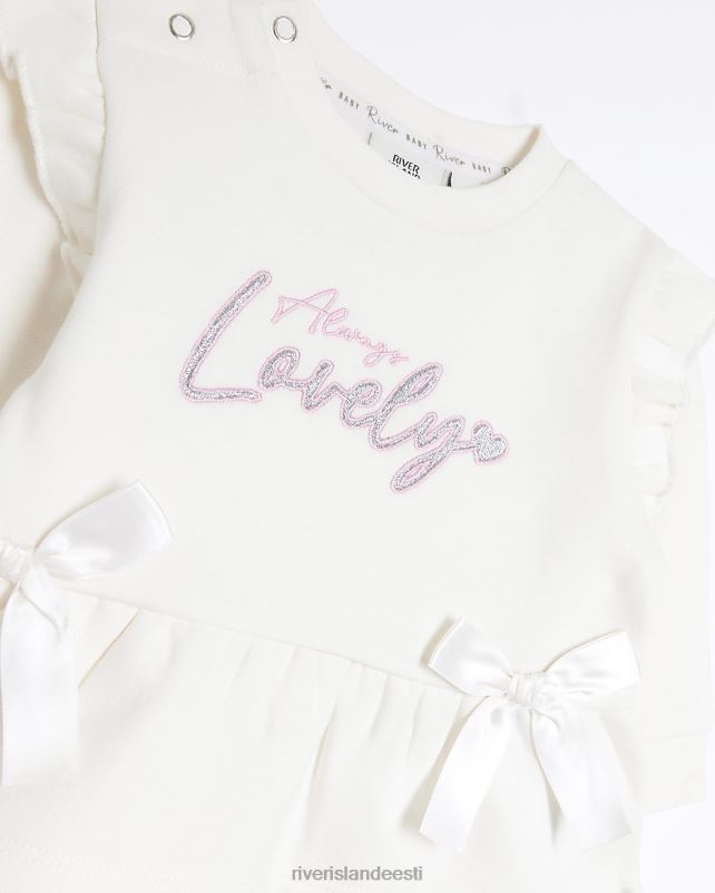 kehakate roosa tüdrukud River Island bg Bow dressipluusi komplekt 44TLL3576