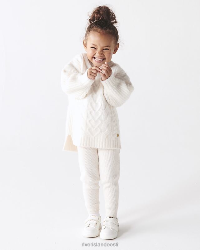 kehakate beež tüdrukud River Island mg kaabliga kootud džemprite komplekt 44TLL6607