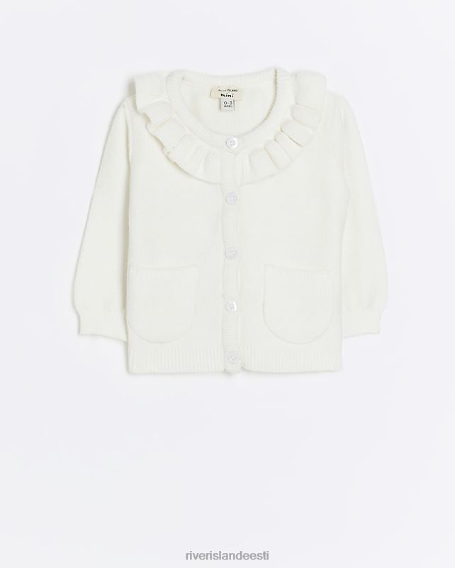 kehakate ekru tüdrukud River Island bg volang kraega kardigan 44TLL6685