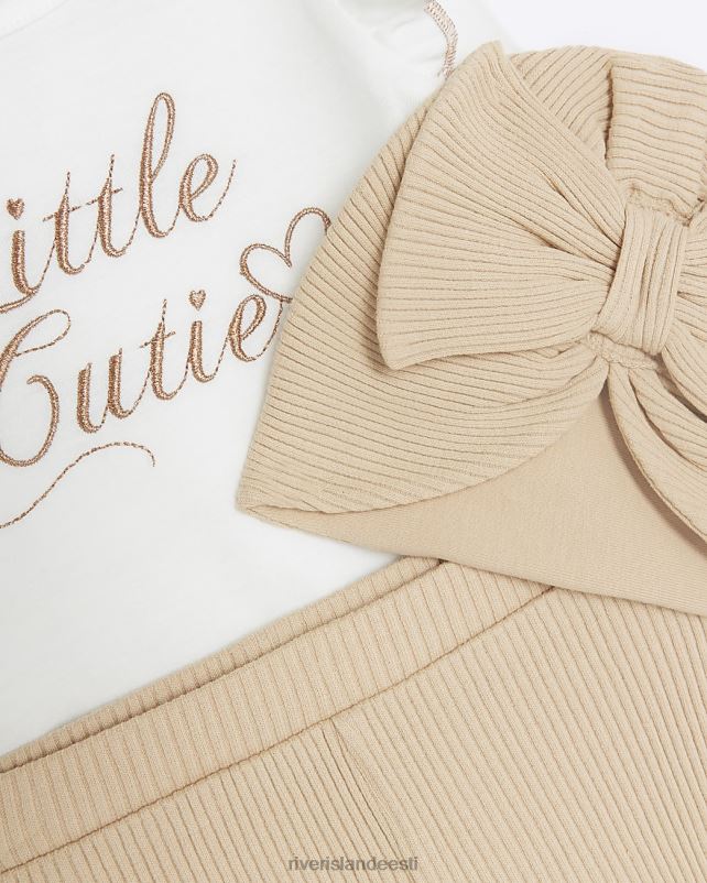 kehakate beež tüdrukud River Island bg pükste ja retuuside komplekt 44TLL6665