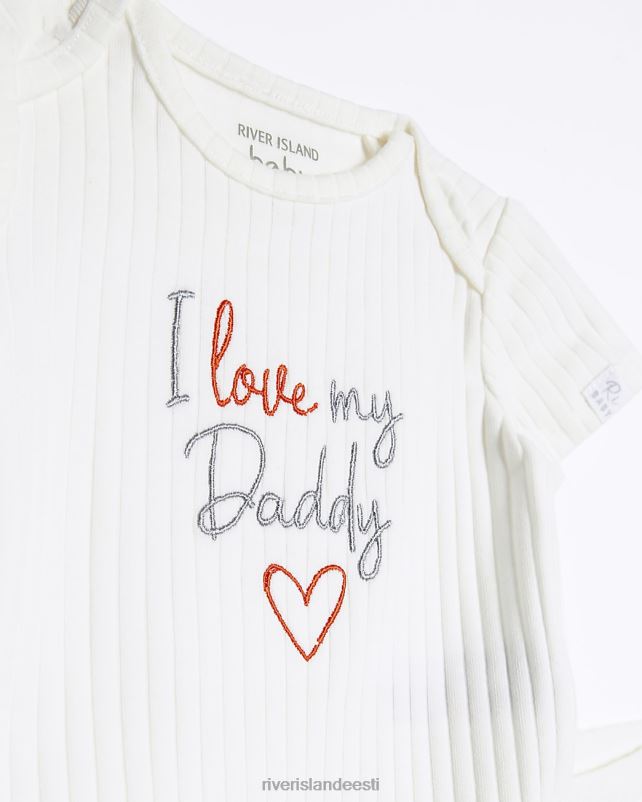 kehakate valge tüdrukud River Island bb ribi body ja retuuside komplekt 44TLL6684