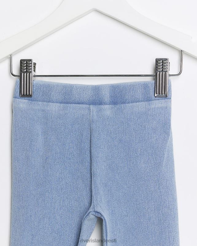 kehakate sinine tüdrukud River Island mg vibu detail jeggings 44TLL6644