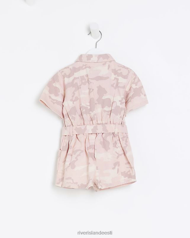 kehakate roosa tüdrukud River Island mg camo tarbesärgi mängukostüüm 44TLL6561