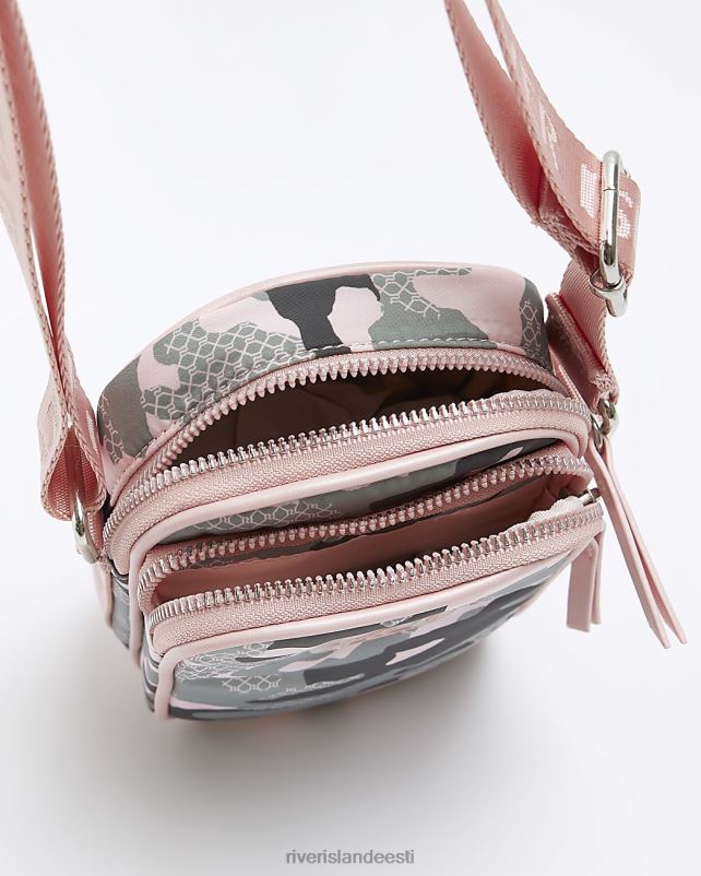 tarvikud khaki tüdrukud River Island g camo cross body festival kott 44TLL6206