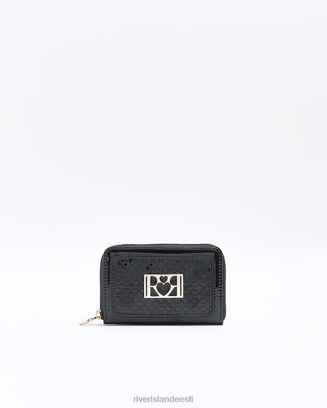 tarvikud must tüdrukud River Island g reljeefne rahakott 44TLL6227