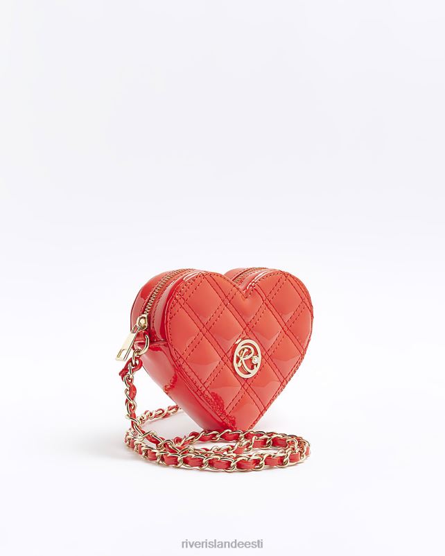 tarvikud punane tüdrukud River Island g tepitud südamerist kehakott 44TLL3282