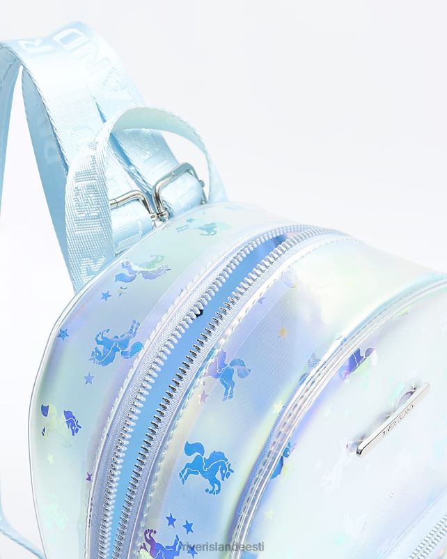 tarvikud sinine tüdrukud River Island g sillerdav ükssarviku seljakott 44TLL6291