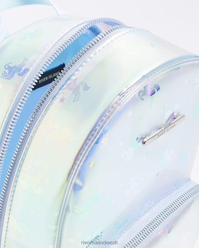 tarvikud sinine tüdrukud River Island g sillerdav ükssarviku seljakott 44TLL6291