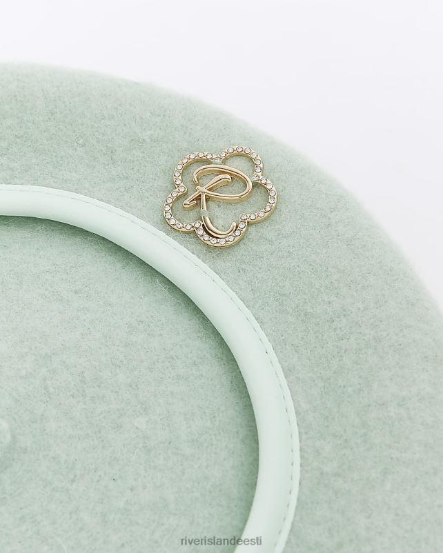 tarvikud roheline tüdrukud River Island mg barett 44TLL3589