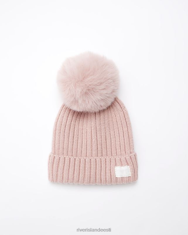 tarvikud roosa tüdrukud River Island bg pom pom nokamüts 44TLL6755