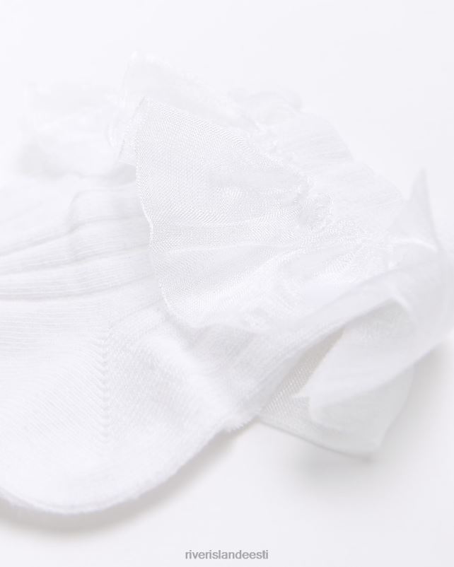 tarvikud valge tüdrukud River Island g volangsokid 2 pakk 44TLL3417