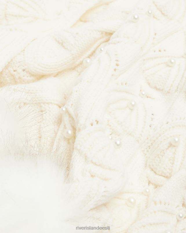 tarvikud kreem tüdrukud River Island g pärldetail pom pom sall 44TLL6395