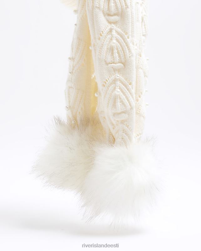 tarvikud kreem tüdrukud River Island g pärldetail pom pom sall 44TLL6395