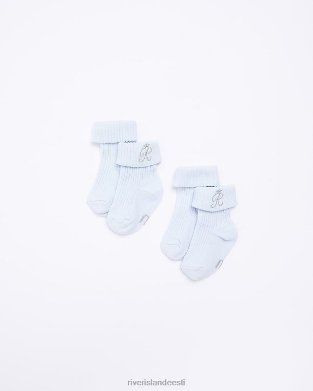tarvikud kahvatusinine tüdrukud River Island bb ri sokid 2 tk 44TLL3612